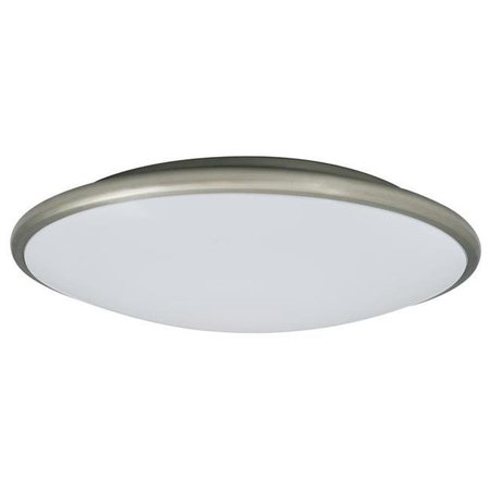 AMAX LIGHTING AMAX Lighting LED-M002LNKL-W 17 x 3.5 in. LED Ceiling Fixture Saucer - Nickel LED-M002LNKL-W